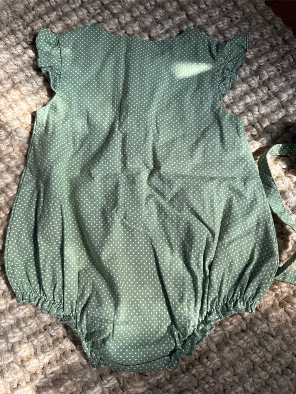 Mayoral Olive Green Polka Dot Button-Down Top